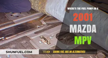 Locating the Fuel Pump on a 2001 Mazda MPV: A Guide