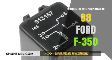 Locate the Fuel Pump Relay on Your 1988 Ford F-350