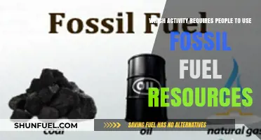 Fossil Fuel Dependence: Activities That Rely on Non-Renewable Resources