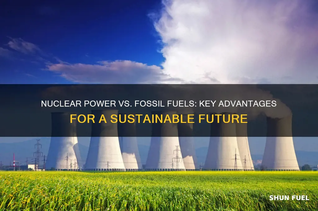 which advantage does nuclear power have over fossil fuels