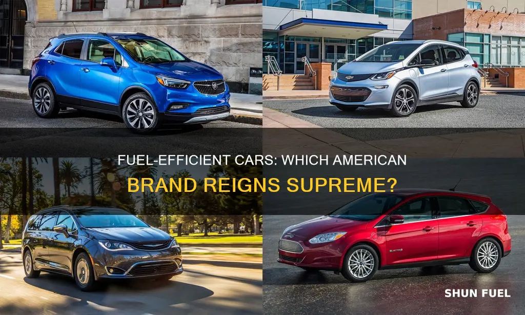 which american brand is best at fuel efficient cars