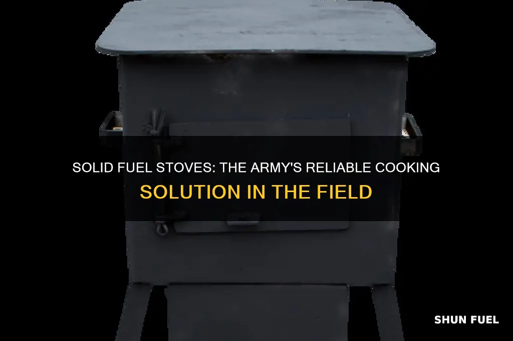 which army used solid fuel stove