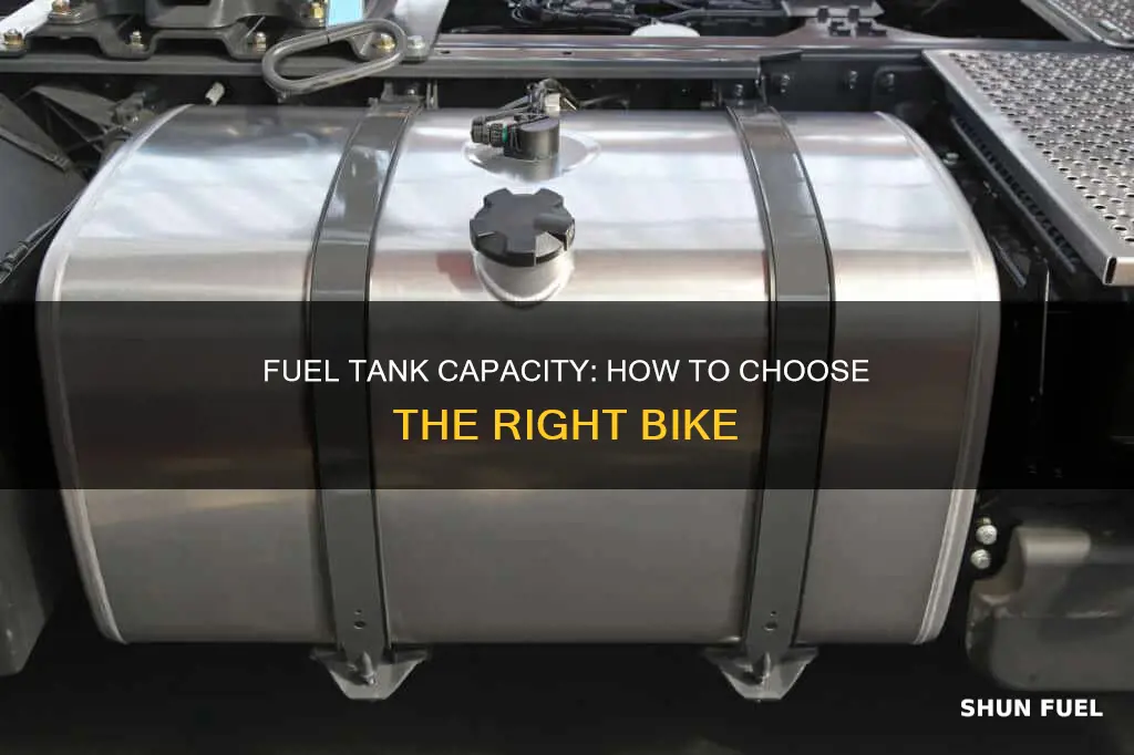 which bike has more fuel tank capacity