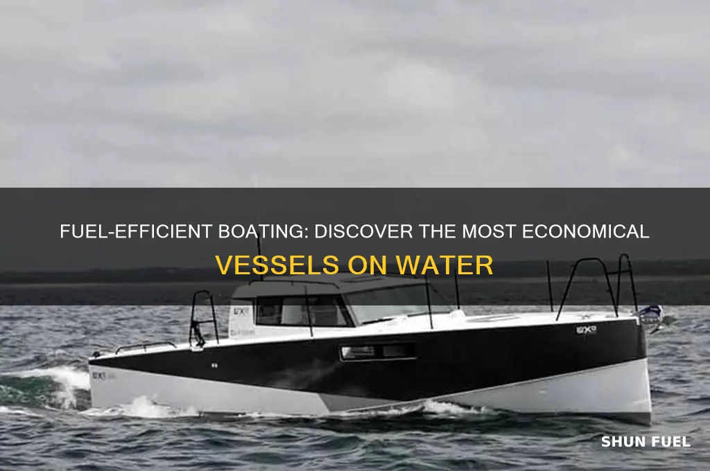 which boats use the least fuel