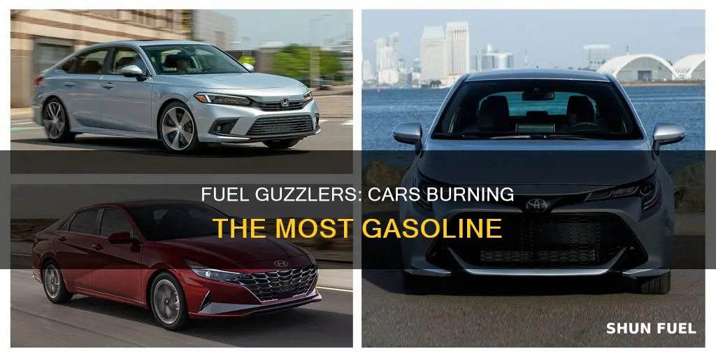 which car burns the most fuel