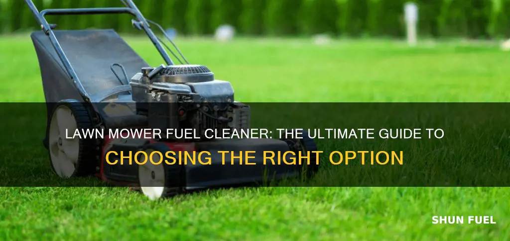 which car fuel cleaner can i use in lawn mower