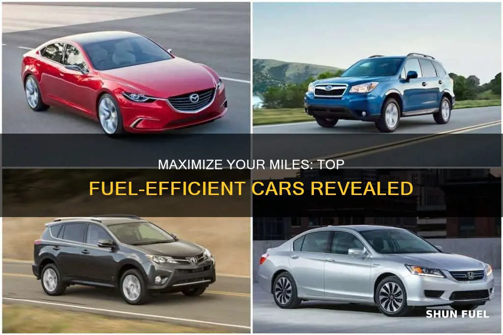 which car get the best fuel mileage