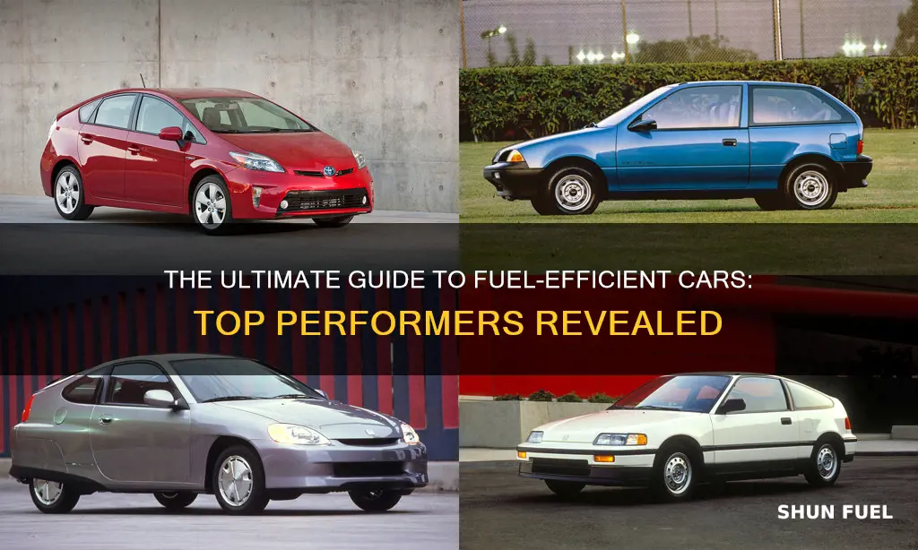 which car has best fuel consumption