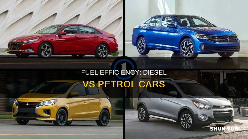 which car is more fuel efficient petrol or diesel