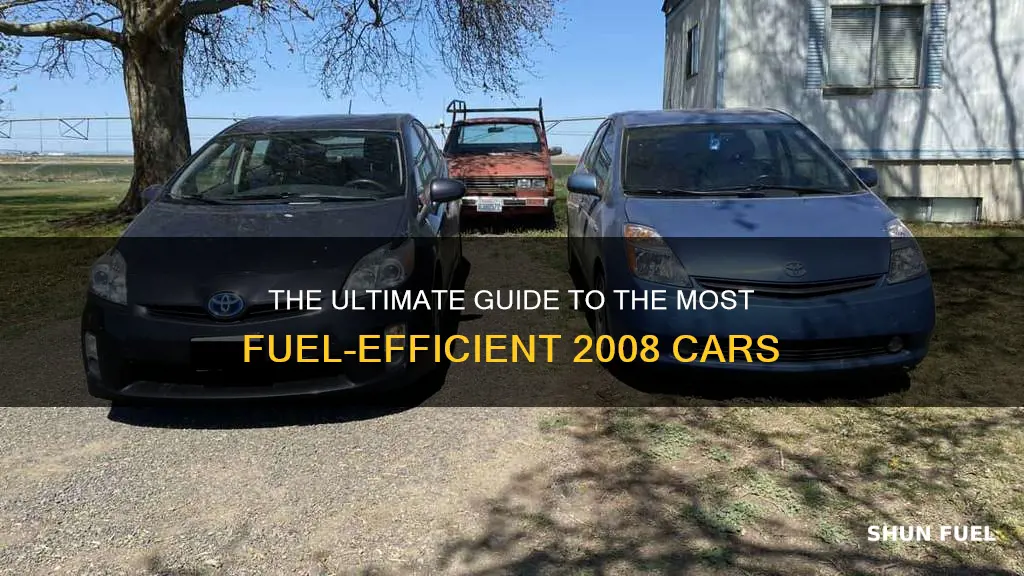 which car is the most economical on fuel 2008