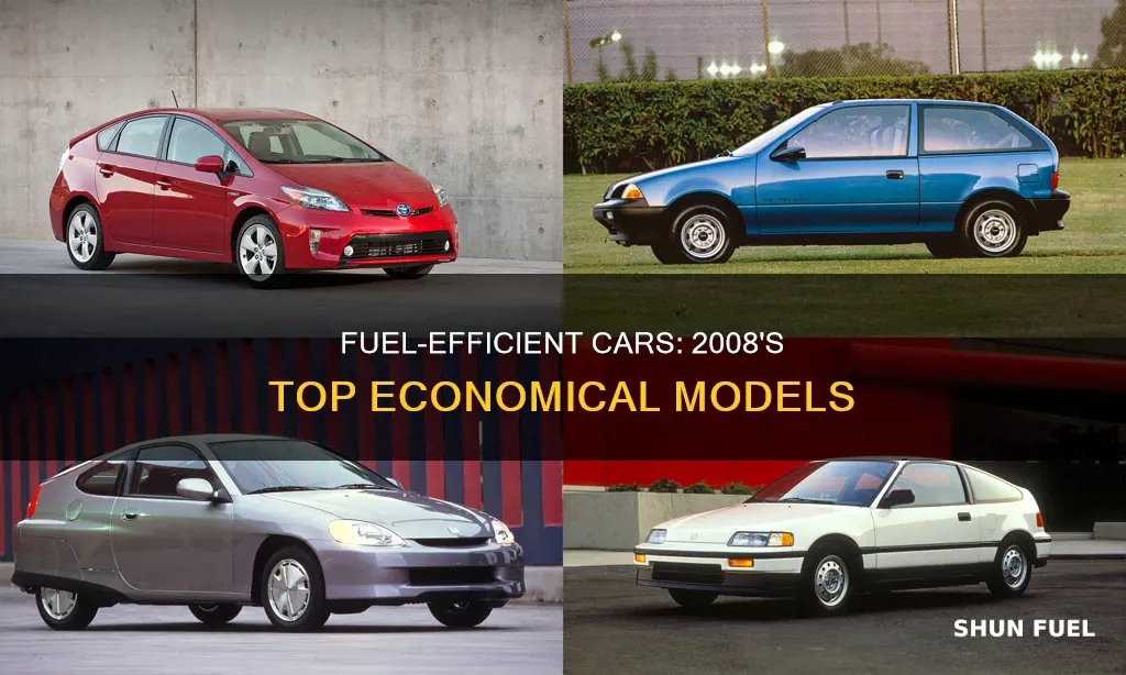 which car is the most economical on fuel 2008