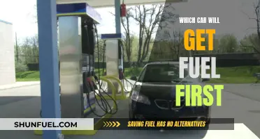 Racing to Refuel: Which Car Will Be First?