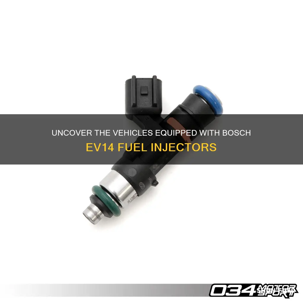 which cars use bosch ev14 fuel injectors