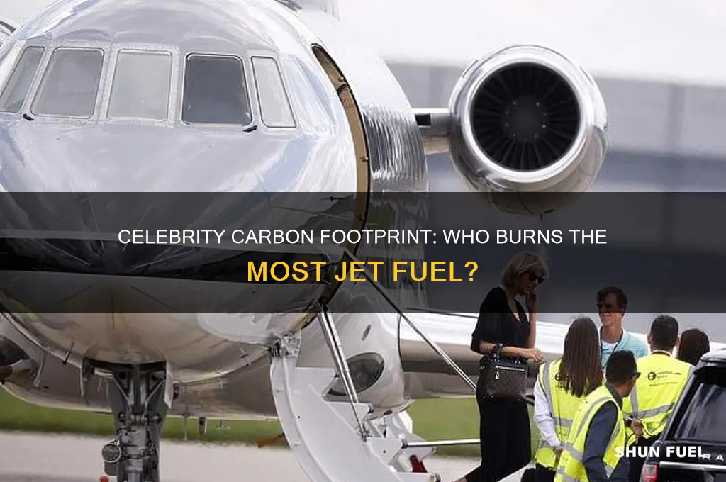 which celebrity uses the most jet fuel