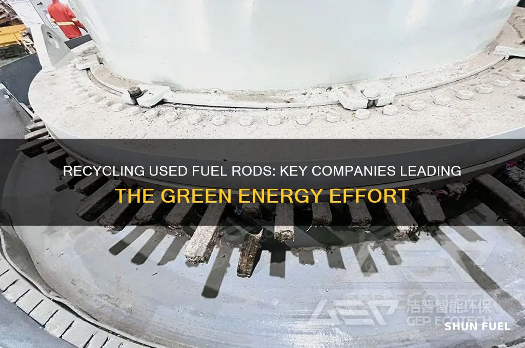 which companies recycle used fuel rods