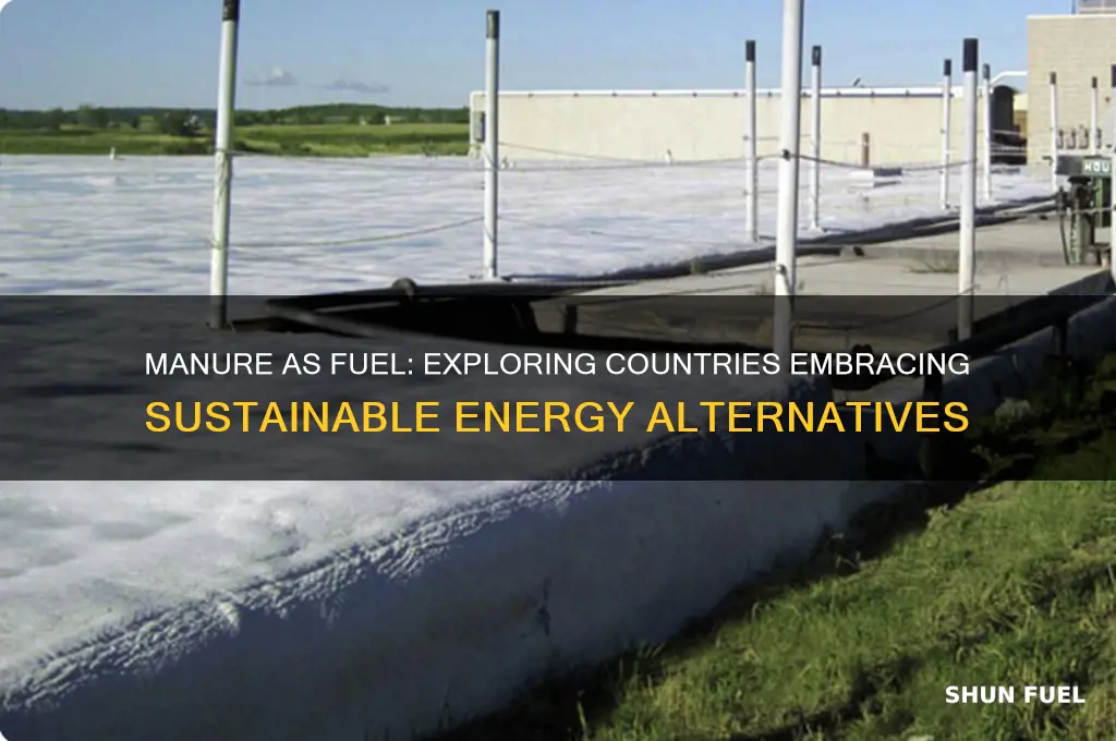 which contries use manure as fuel