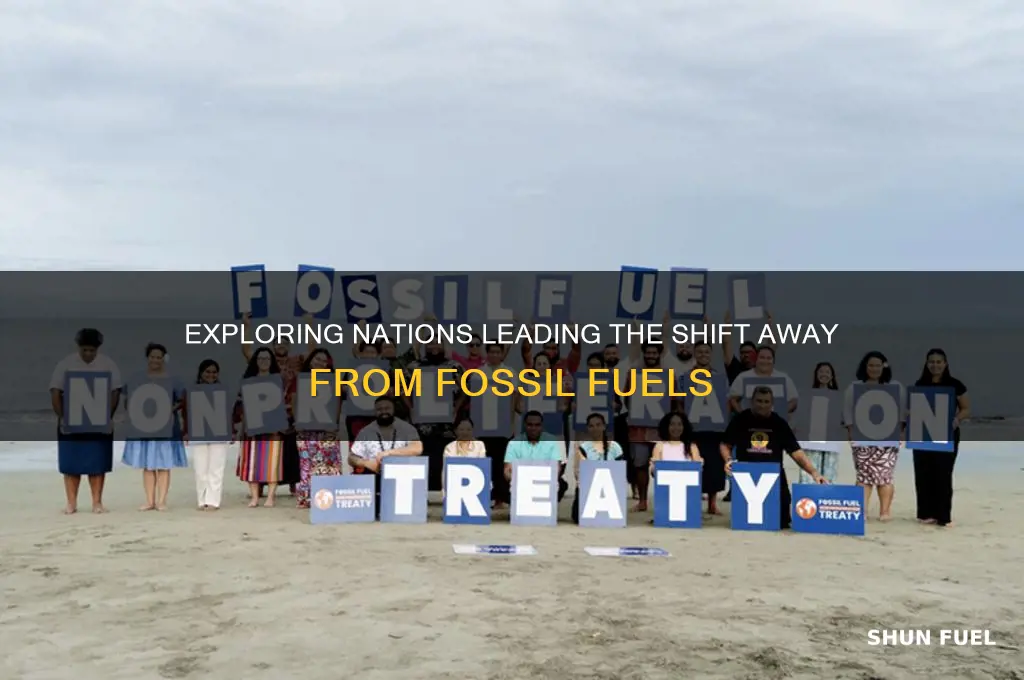 which countries are non fossil fuel