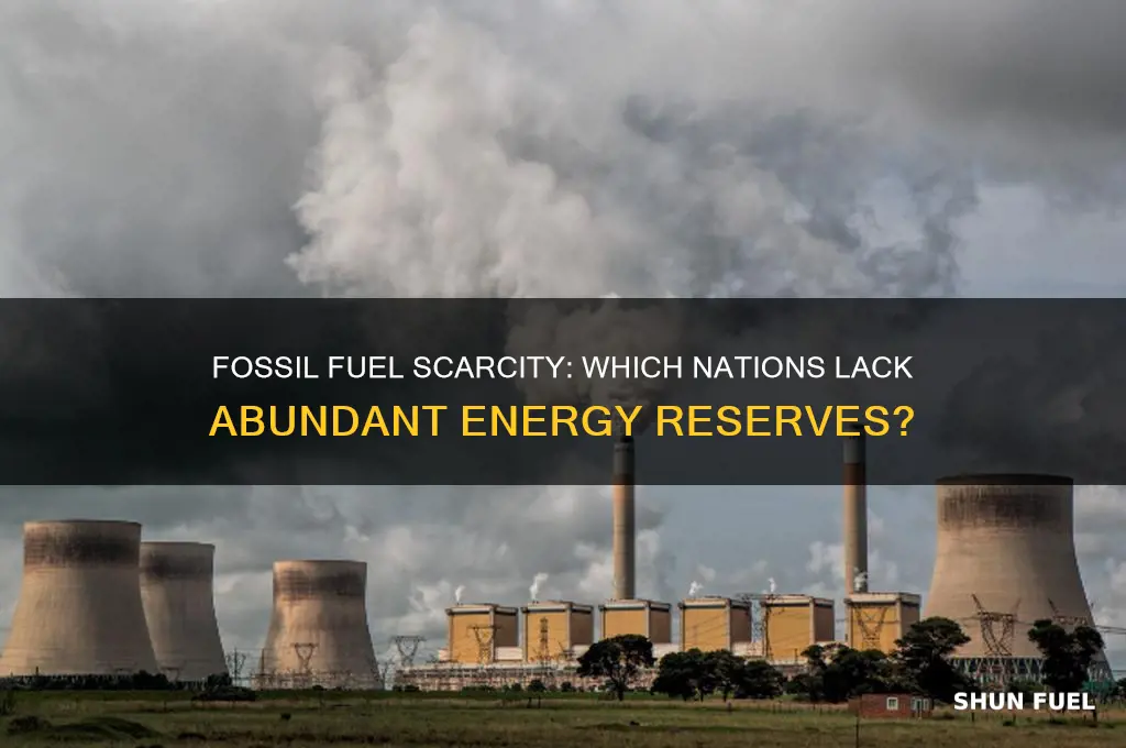 which countries are poor in fossil fuels