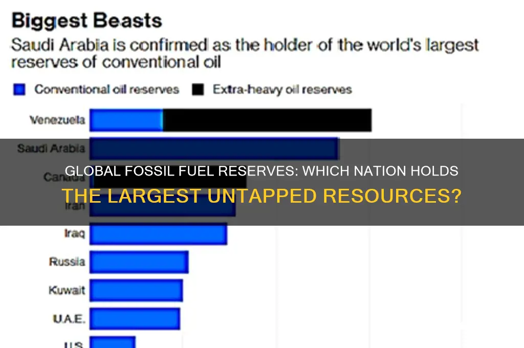 which country has the most fossil fuels in the ground