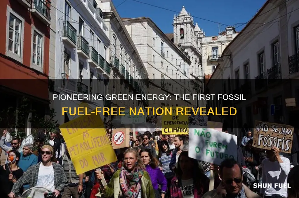 which country is the first fossil fuel free