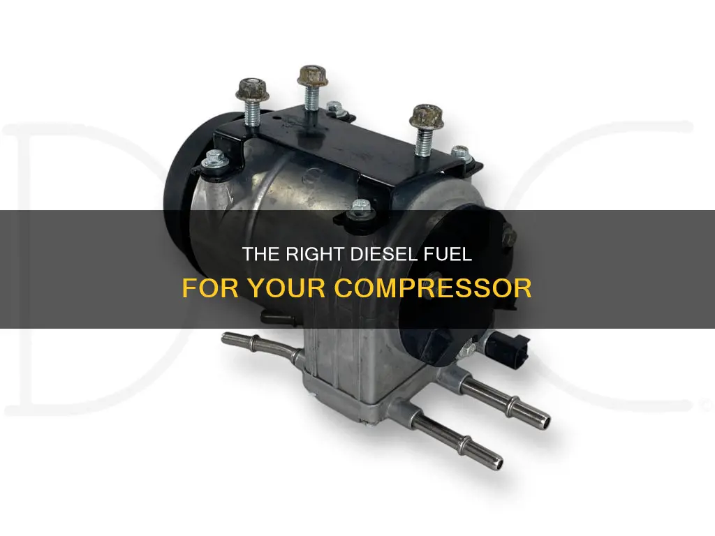 which diesel fuel is used in a compressor