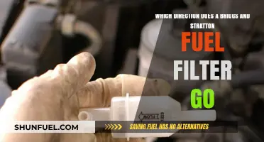 Briggs and Stratton Fuel Filter: Correct Direction?