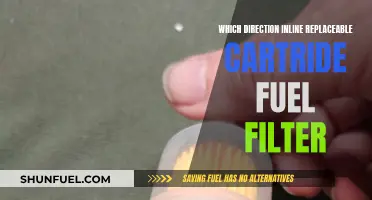 Fuel Filter Cartridge Replacement: Directional Guide