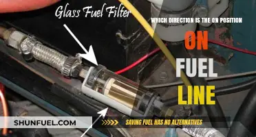 Fuel Line Orientation: Understanding the 'On' Position