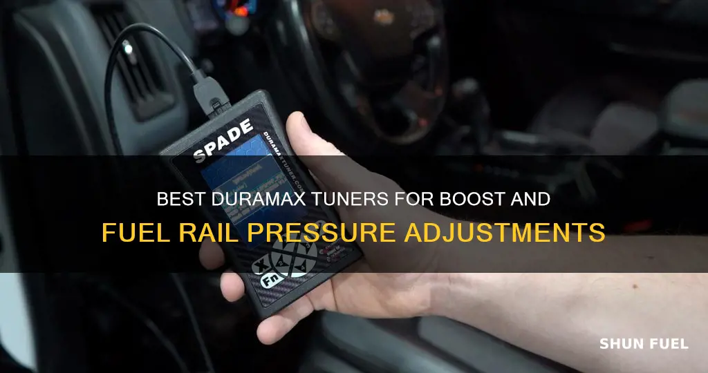 which duramax tuners adjust boost fuel rail pressures