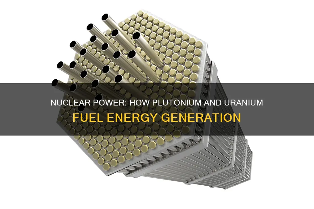 which energy source uses plutonium and uranium for fuel