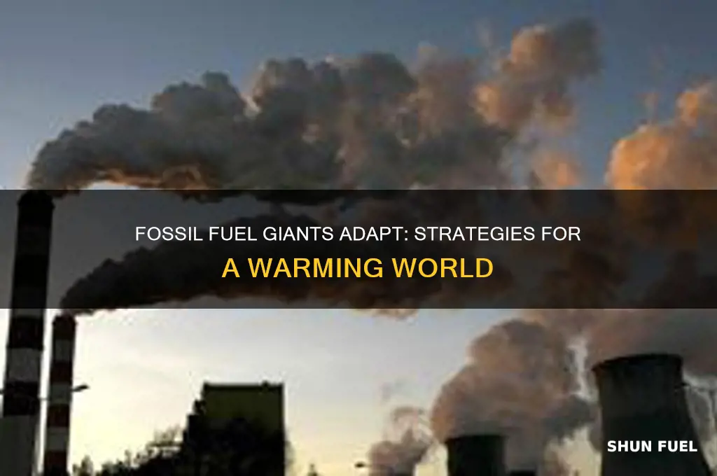 which fossil fuel companies preparing for global warming