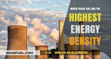 Comparing Fossil Fuels: Which One Boasts the Highest Energy Density?
