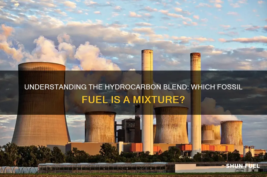 which fossil fuel is a mixture of hydrocarbons
