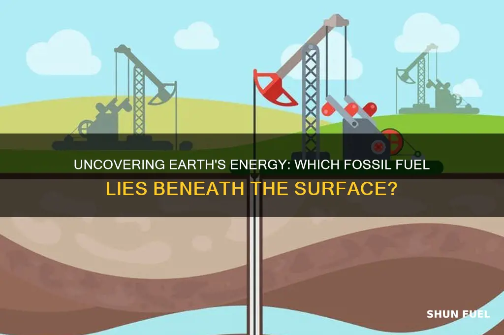 which fossil fuel is found when drilling into the ground