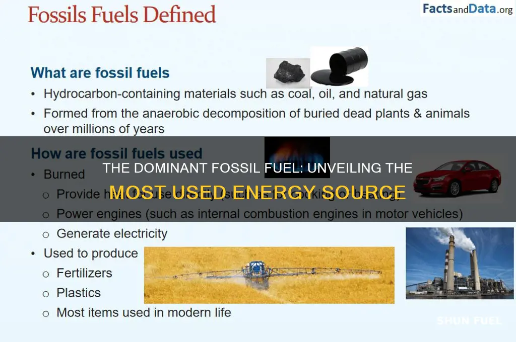 which fossil fuel is used the most for energy production