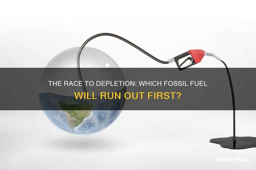 which fossil fuel will be used up first