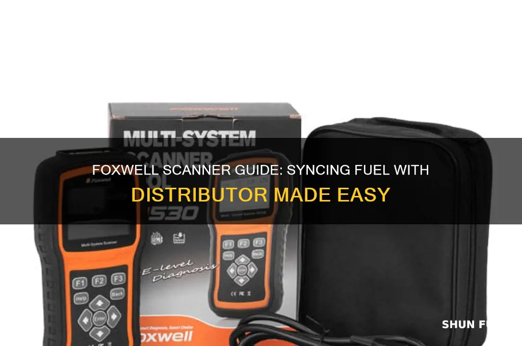 which foxwell scanner can synchronize your fuel with your distributor