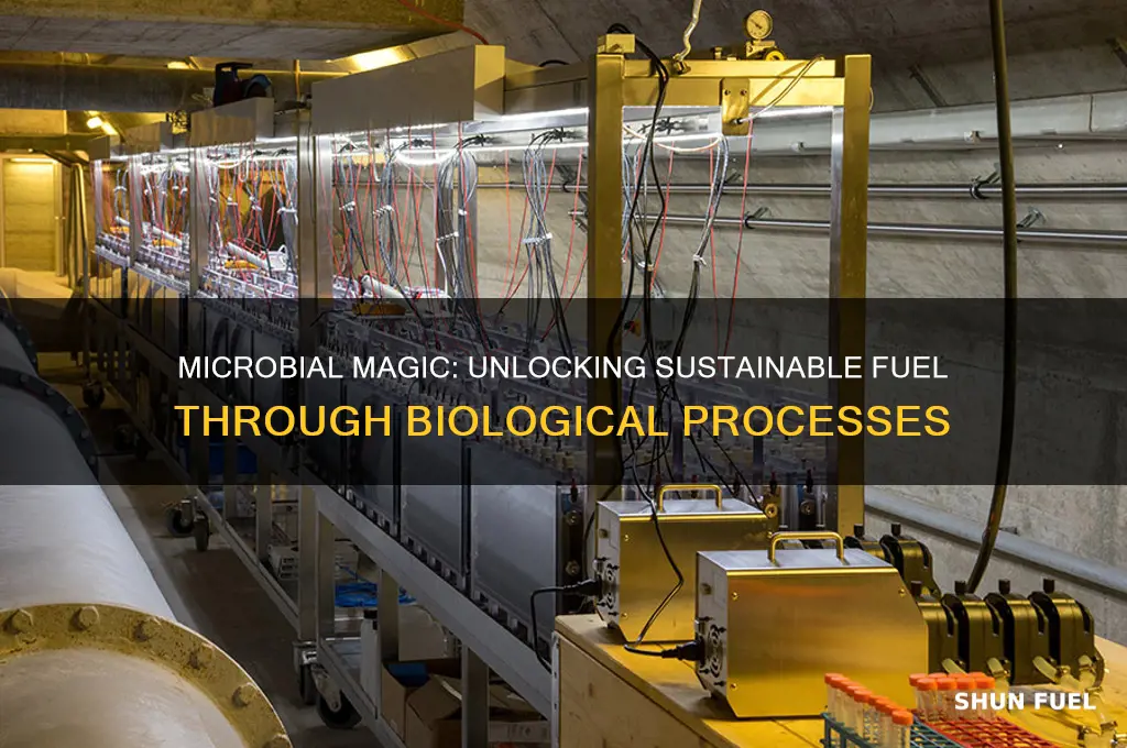 which fuel can be obtained by microbial process