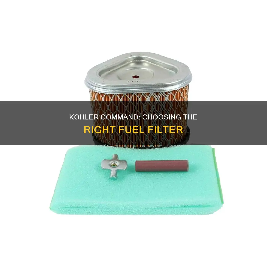 which fuel filter kohler command