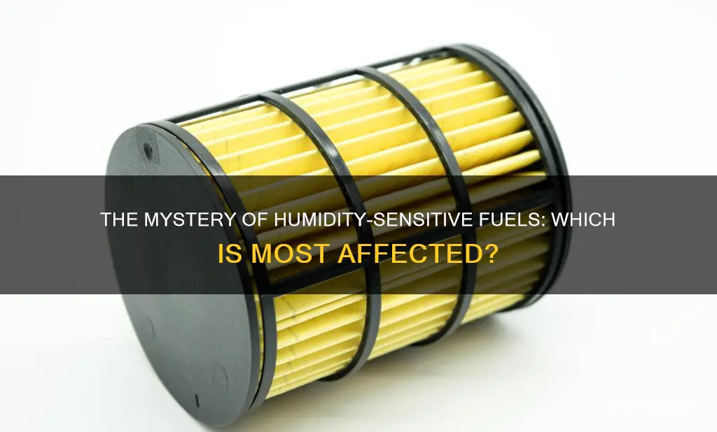 which fuel is most susceptible to changes in relative humidity