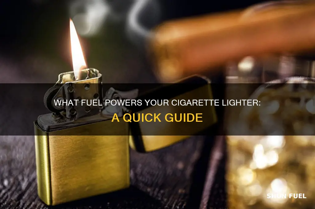 which fuel is used in cigarette lighter