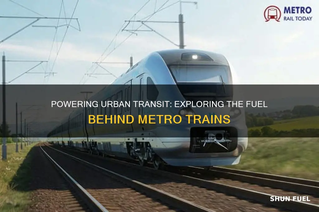 which fuel is used in metro train