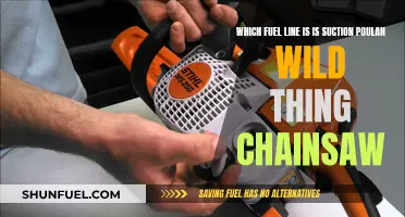 Fuel Line Suction: Poulan Wild Thing Chainsaw Maintenance
