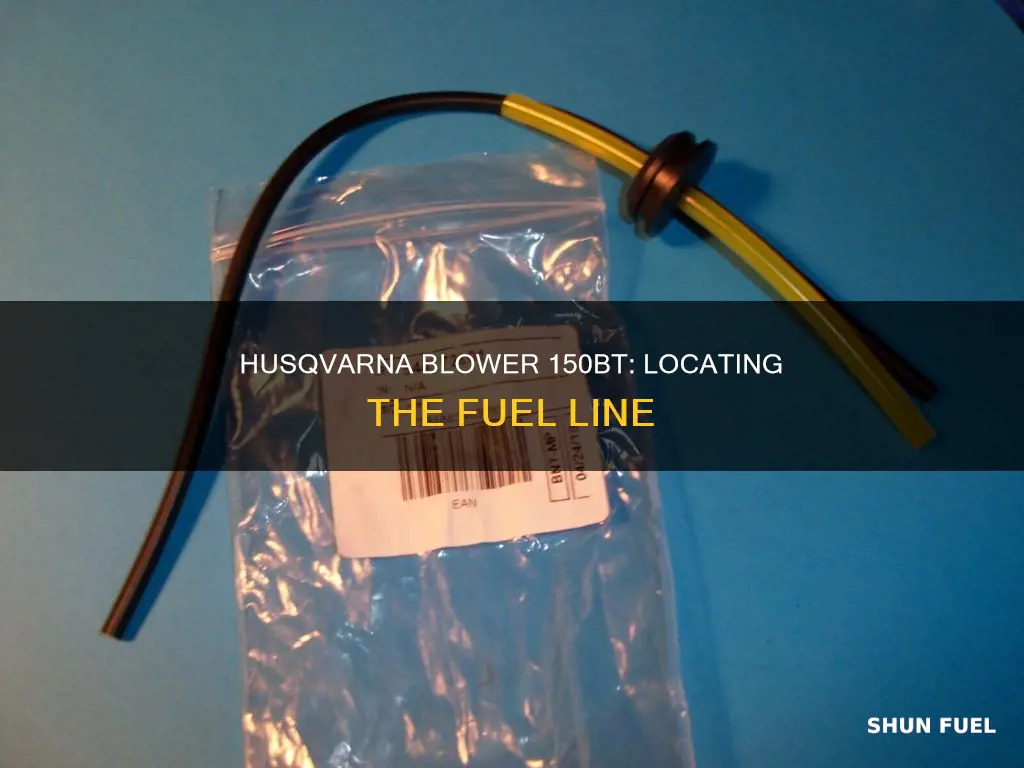which fuel line on husqvarna blower 150bt