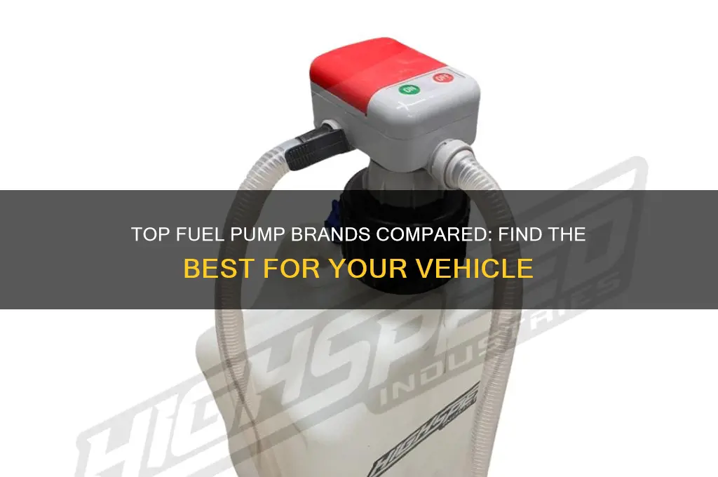 which fuel pump brand is best