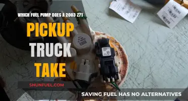2003 Z71 Pickup Truck Fuel Pump Compatibility Guide