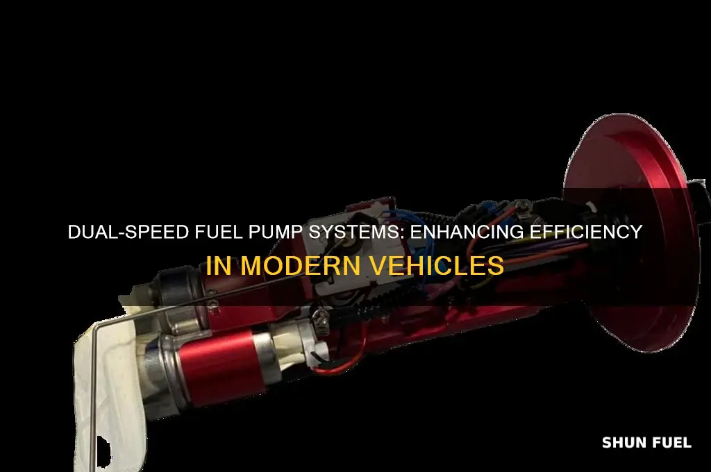 which fuel system uses two speed fuel pump