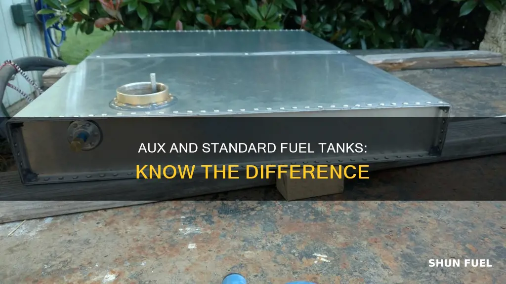which fuel tank is aux and which is std
