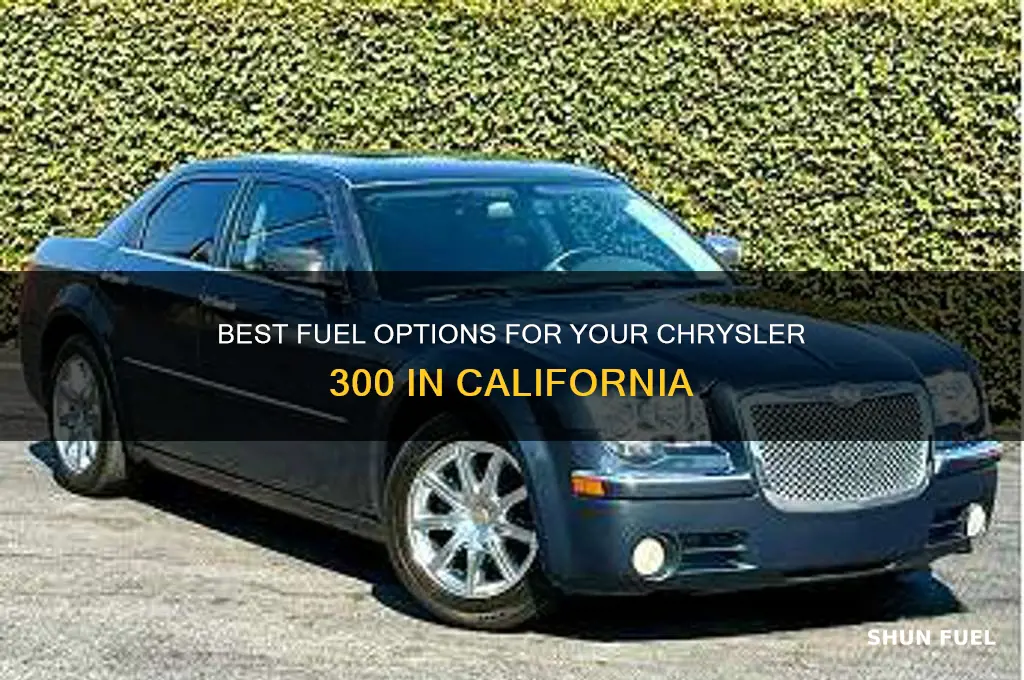 which fuel to use chrysler 300 california