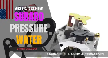 Best Fuel Options for Your Subaru Pressure Washer